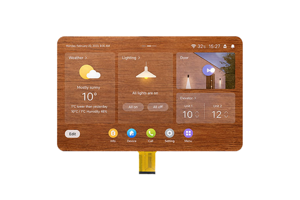 Woodgrain Hidden Display